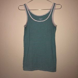Blue and White stripe tank top size medium.